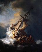 Rembrandt Peale Storm on the Sea of Galilee oil painting